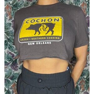Brown Cochon Crop Top